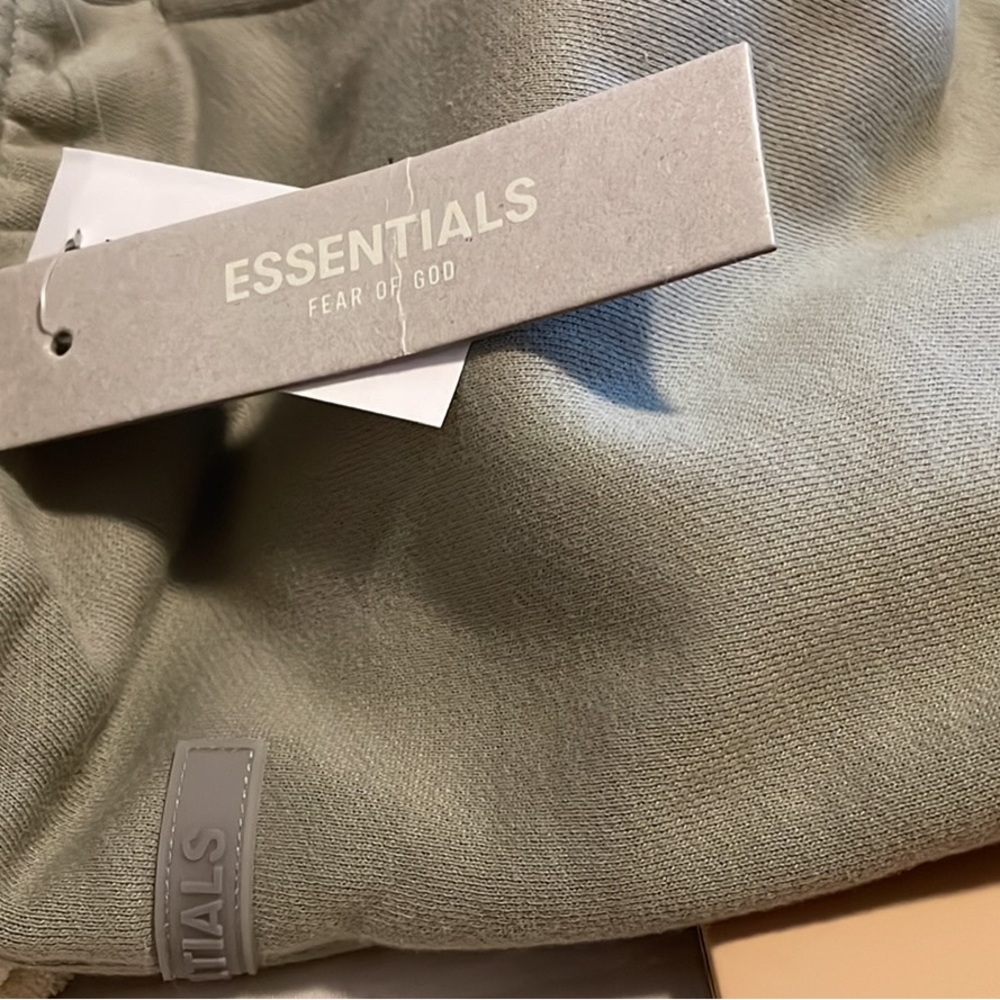 Kids large sweatpants in tan, or pistachio brand new with tags